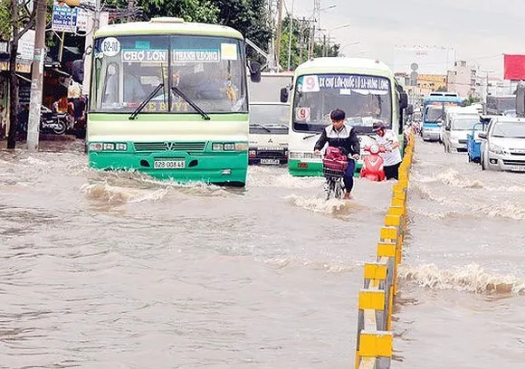 Hoàn thành 9 điểm chống ngập do triều cường