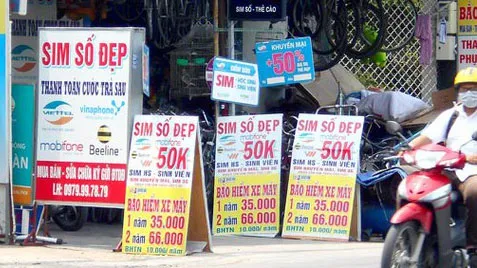 Các nhà mạng dừng bán SIM hòa mạng qua hệ thống đại lý