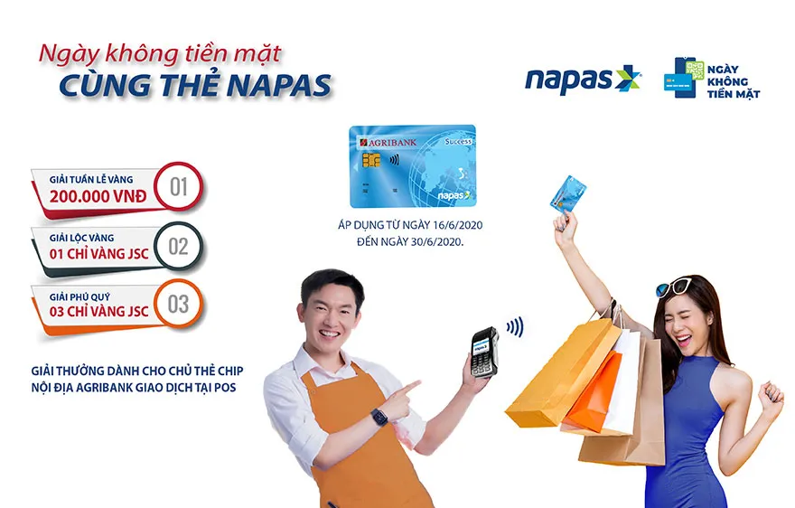 Nhiều ưu đãi từ Agribank từ “Ngày không dùng tiền mặt”
