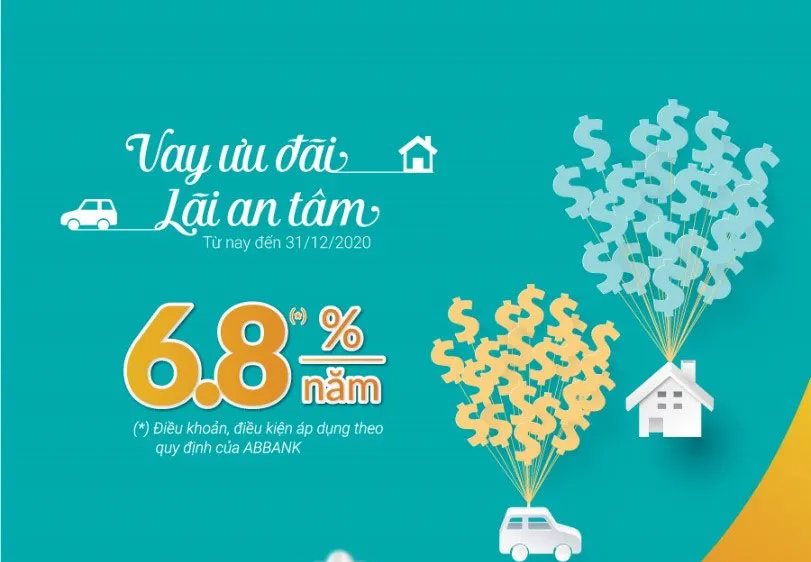 ABBANK tiếp tục giảm lãi suất gói vay cá nhân xuống còn từ 6,8%/năm 