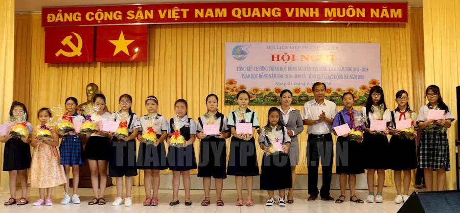 Quận 3: Gần 6.000 suất học bổng giúp học trò nghèo 