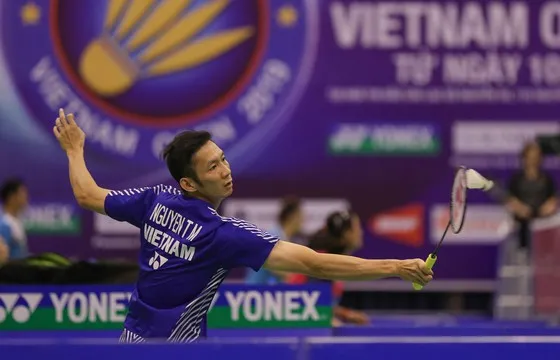 Tay vợt số 1 cầu lông Việt Nam Nguyễn Tiến Minh. Ảnh: DŨNG PHƯƠNG