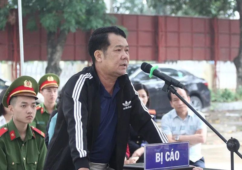 Bị cáo Nguyễn Văn Sướng tại tòa. Ảnh: PB