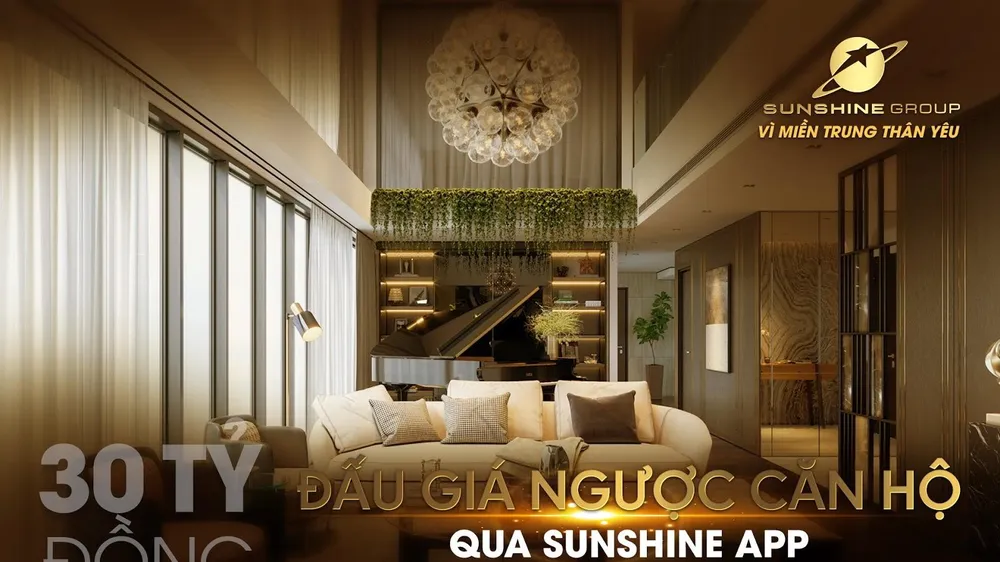 Đấu giá từ thiện qua Sunshine App - Sunshine Group ủng hộ 30 tỷ “Vì miền Trung thân yêu“