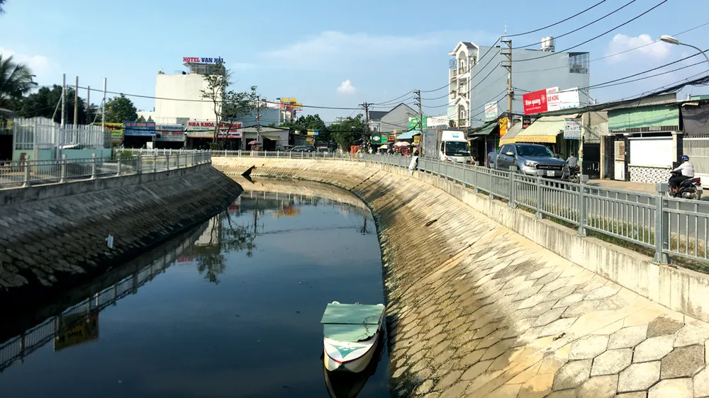 Dự án nạo vét, cải tạo rạch Rỗng Tùng góp phần thay đổi bộ mặt đô thị vùng ven TPHCM
