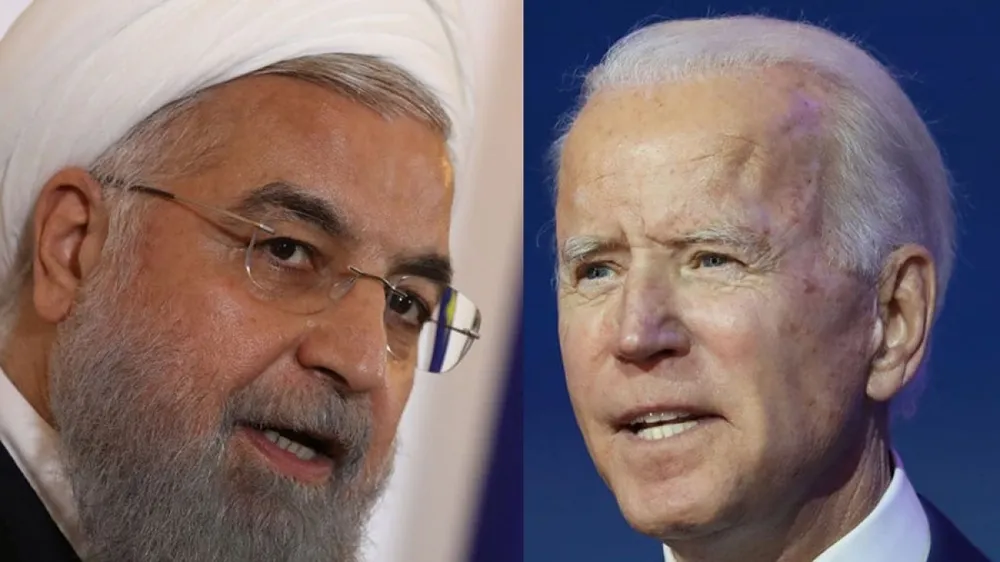 Tổng thống Iran Rouhani và Tổng thống Mỹ Biden. Ảnh: Jewish Journal