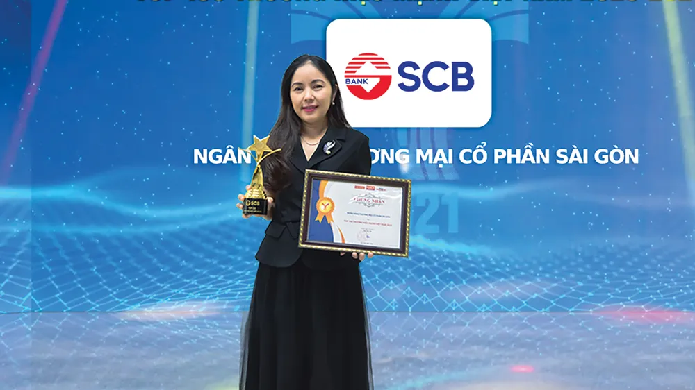 SCB được vinh danh “Thương hiệu mạnh Việt Nam” 6 năm liên tiếp