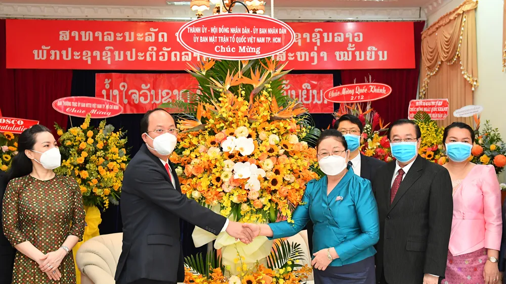 Điện mừng Quốc khánh nước Cộng hòa Dân chủ nhân dân Lào