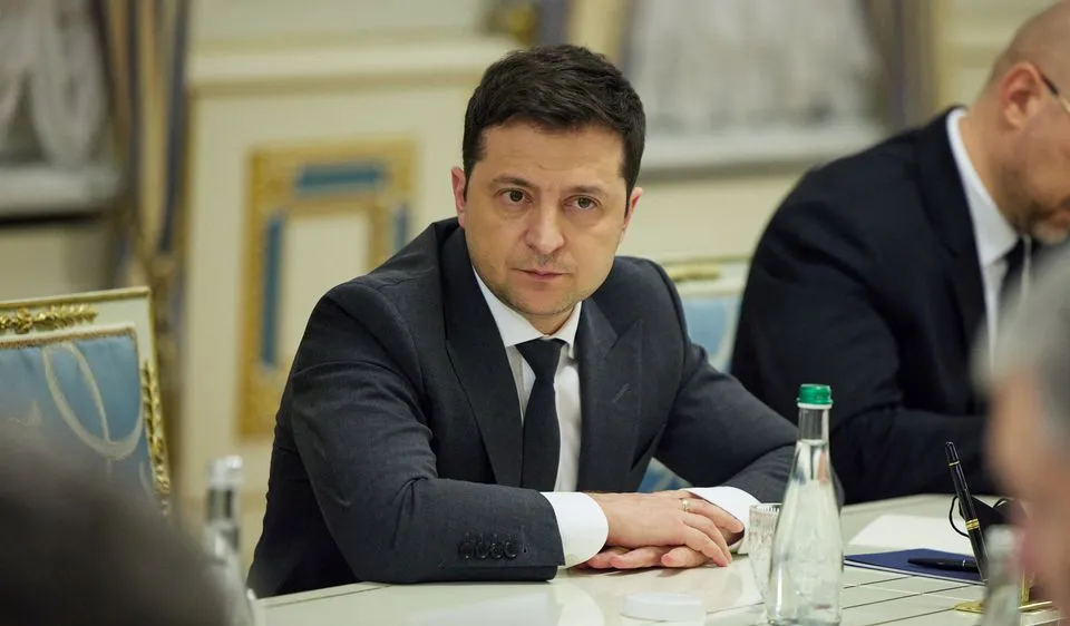 Tổng thống Ukraine trong cuộc họp tại Quốc hội nước này. Ảnh: REUTERS/TTXVN