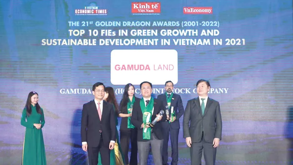 Gamuda Land được vinh danh tại lễ trao giải Rồng Vàng 2022