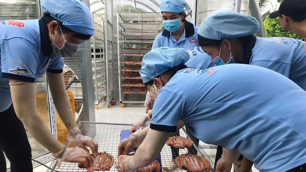 Chế biến khô cá thát lát theo quy trình được truy xuất nguồn gốc