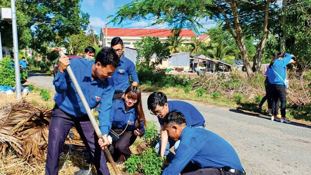 Mô hình “Mỗi đoàn viên 1 cây xanh” được triển khai sôi nổi tại Sóc Trăng