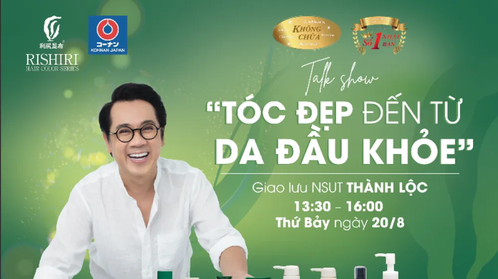 Ưu đãi đặc biệt từ Rishiri - Thương hiệu chăm sóc tóc hàng đầu Nhật Bản 