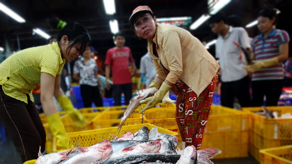 Một số mặt hàng mặt hàng được sử dụng nhiều trong tết như thủy hải sản sẽ biến động theo hướng tăng vào cận tết (từ 25 đến 28 tháng Chạp). Ảnh: SATRA