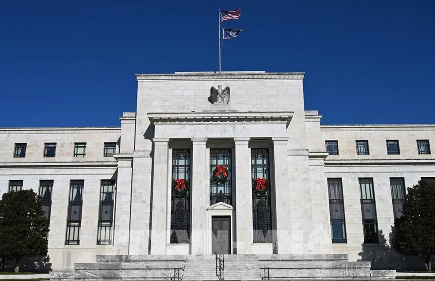 Trụ sở Ngân hàng Dự trữ liên bang Mỹ (FED) tại Washington DC. Ảnh: TTXVN