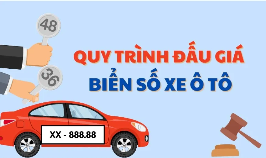 Quy trình đấu giá biển số xe ô tô