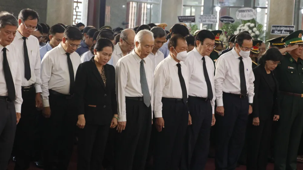 Tiễn đưa đồng chí Nguyễn Ngọc Ẩn về nơi an nghỉ cuối cùng
