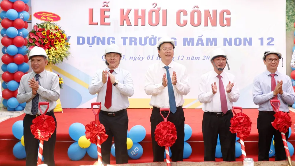 Quận 3 khởi công xây dựng Trường Mầm non 12 đạt chuẩn quốc gia