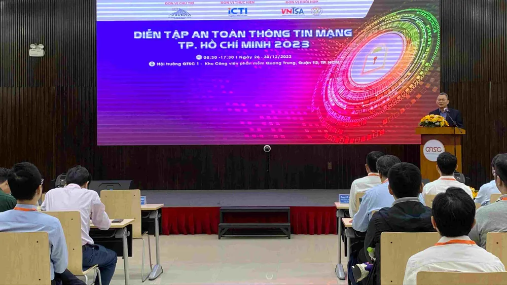 Diễn tập an toàn thông tin mạng TPHCM năm 2023