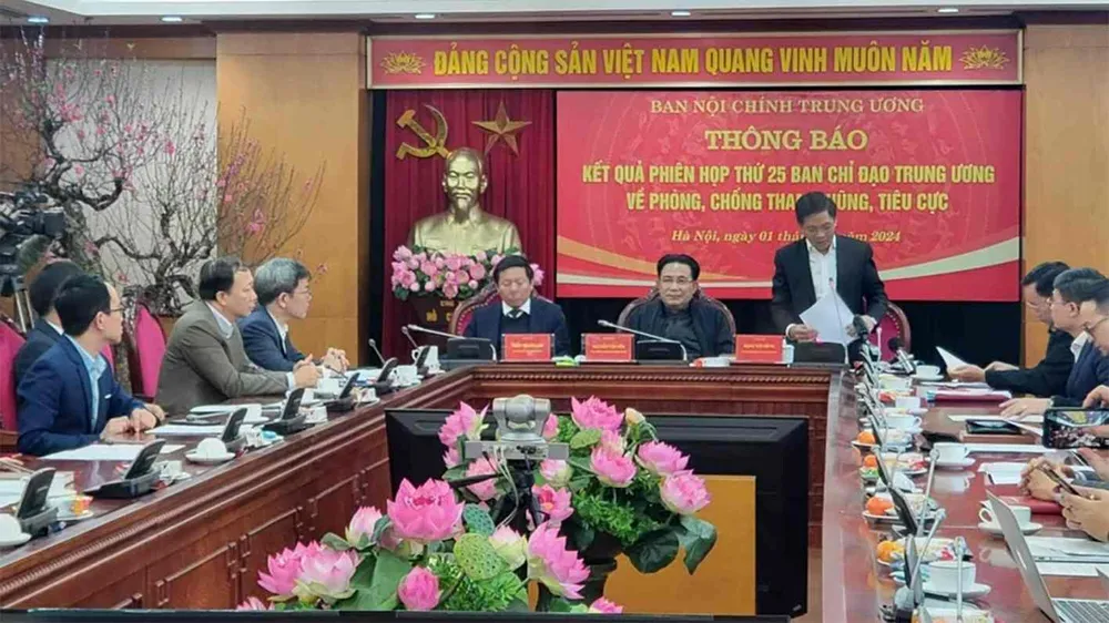 Thêm 2 vụ án vào diện Ban Chỉ đạo Trung ương về phòng, chống tham nhũng, tiêu cực theo dõi, chỉ đạo