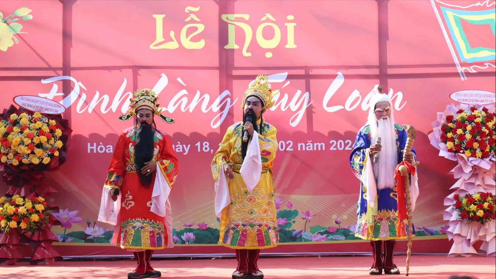 Lễ hội đình làng Túy Loan (huyện Hòa Vang, TP Đà Nẵng) năm 2024 diễn ra vào hai ngày 18 và 19-2 