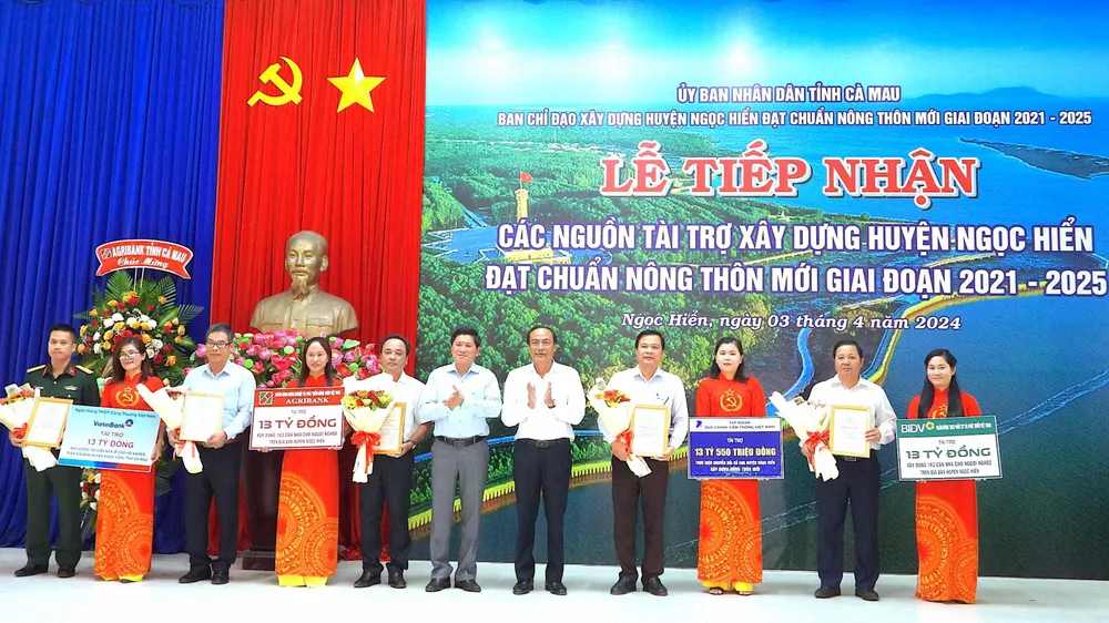 Cà Mau: Huyện cực Nam Tổ quốc tiếp nhận hơn 200 tỷ đồng xây dựng nông thôn mới