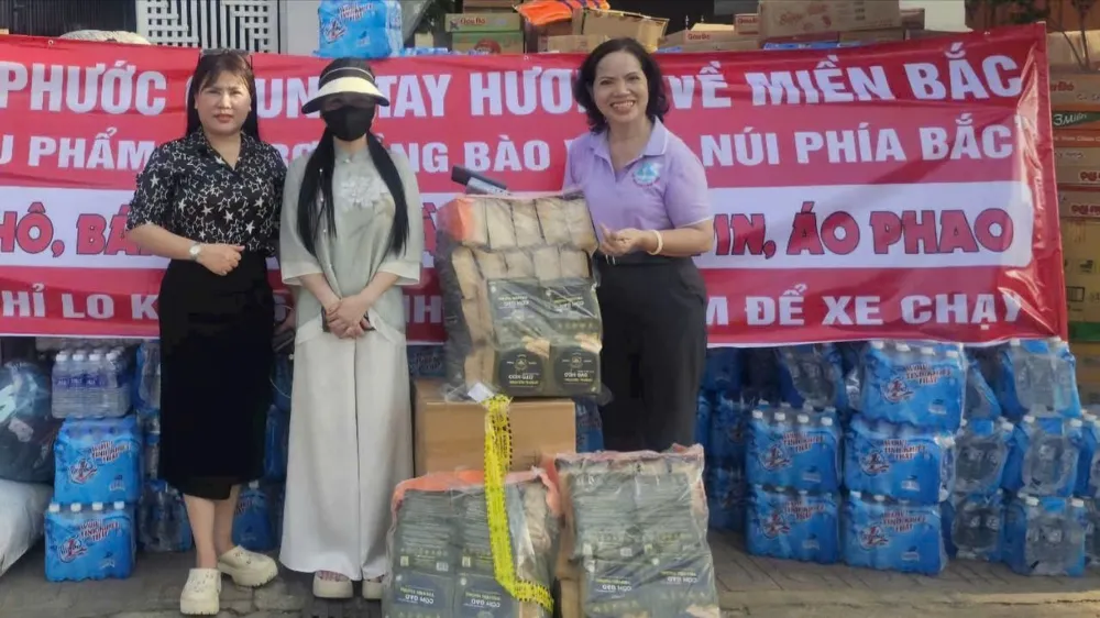 Tấm lòng thiện nguyện của phụ nữ thị xã Chơn Thành