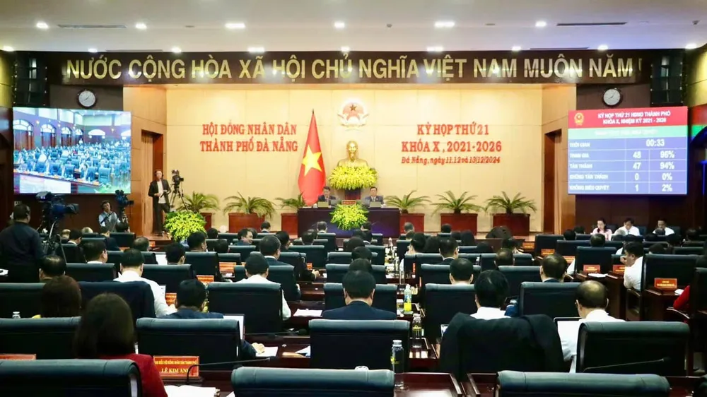 HĐND TP Đà Nẵng diễn ra phiên chất vấn kỳ họp thứ 21 khóa X, nhiệm kỳ 2021-2026