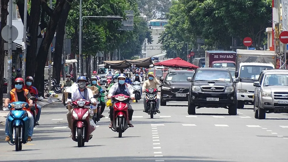 Điều tiết lưu thông khu vực trung tâm TPHCM ngày 21 và 22-12