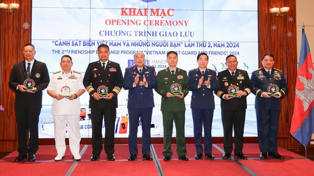 Quang cảnh chương trình giao lưu Cảnh sát biển Việt Nam và những người bạn lần thứ hai (ảnh Cảnh sát biển Việt Nam)