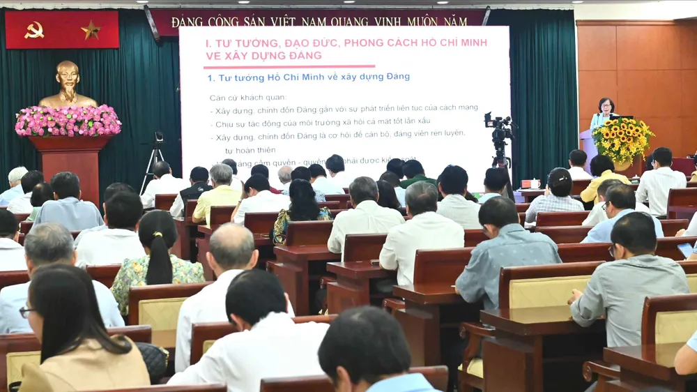 TPHCM tổ chức hội nghị học tập, quán triệt, triển khai thực hiện Chuyên đề năm 2025 trong học tập và làm theo Bác 