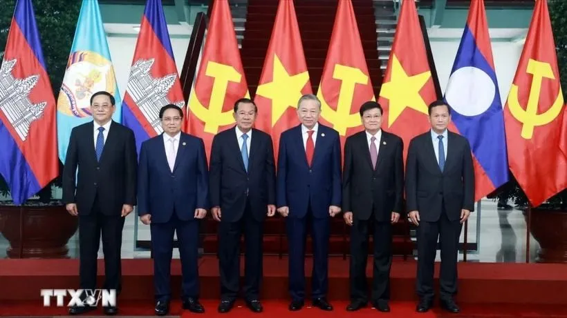 Tăng cường đoàn kết, gia tăng hiệu quả hợp tác, kết nối Việt Nam - Lào - Campuchia
