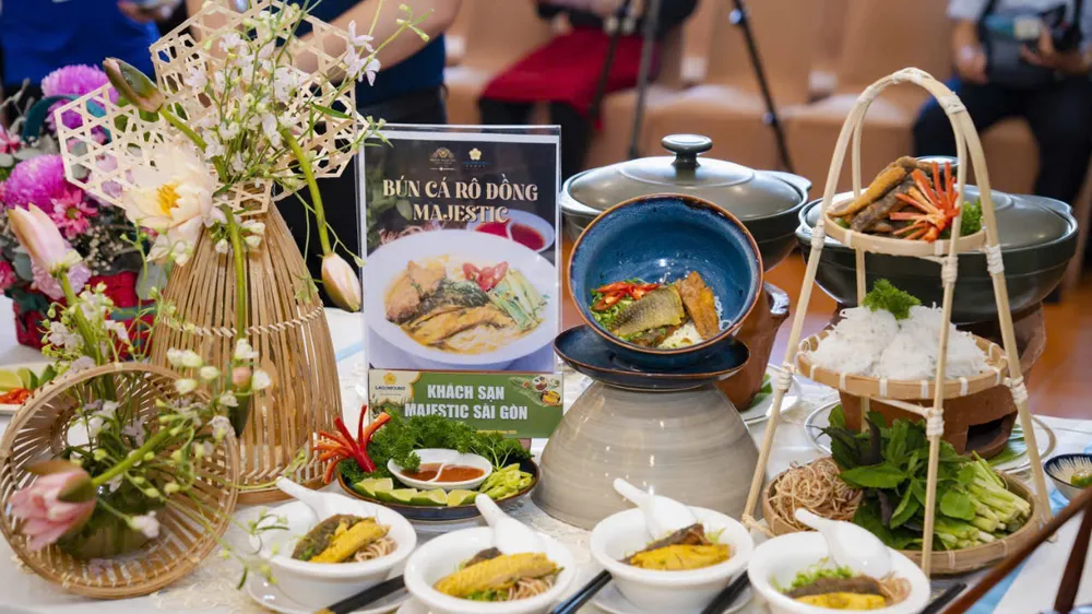 Một trong hàng trăm món Việt Nam do các đầu bếp khách sạn nổi tiếng nhất Việt Nam phục vụ 