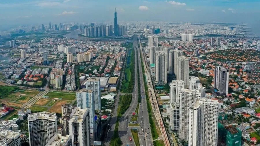 Khu đô thị tại TPHCM. Ảnh: HH