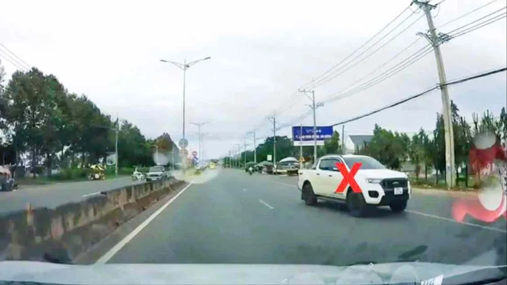 Đồng Nai: Xử phạt tài xế đi ngược chiều trên tuyến ĐT.741