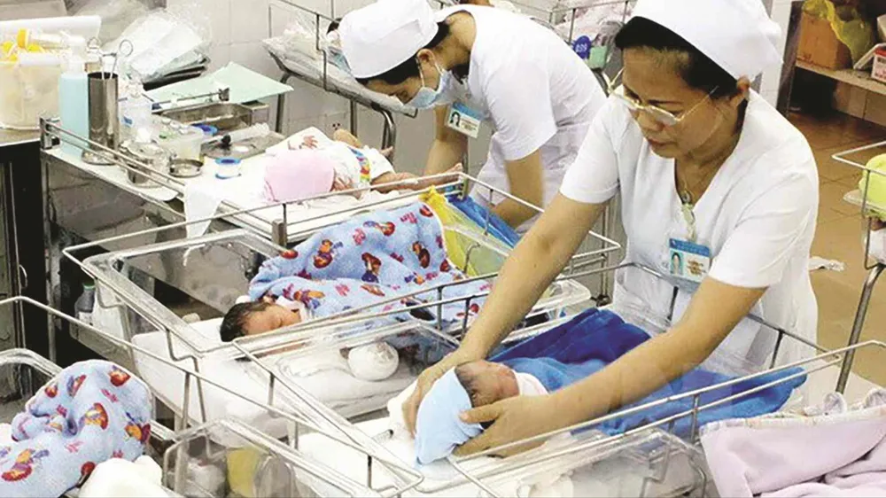 Mức sinh tại nhiều địa phương đã giảm xuống dưới mức sinh thay thế