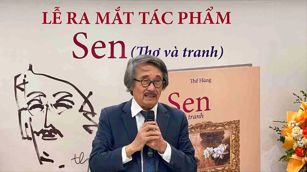 Tập thơ về Sen của Tiến sĩ Thế Hùng