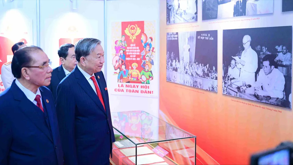 Tổng Bí thư Tô Lâm dự Lễ kỷ niệm 80 năm Ngày Tổng tuyển cử đầu tiên bầu Quốc hội