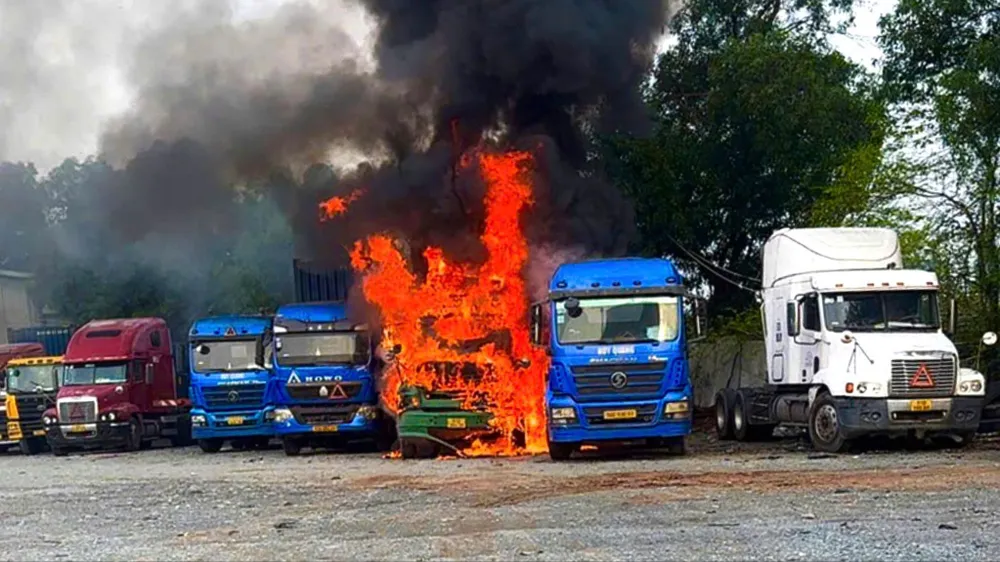 Hiện trường vụ cháy