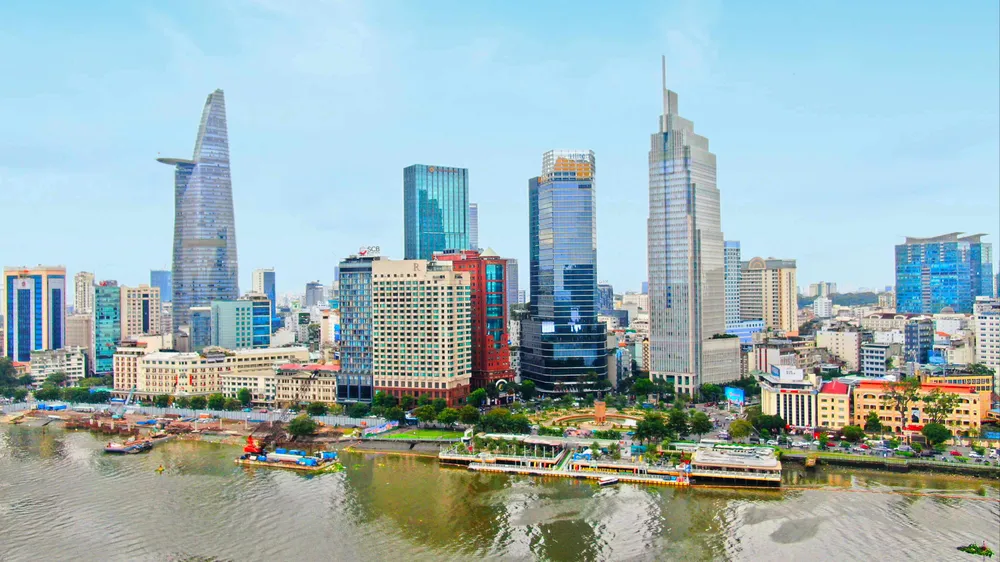 Khu vực Bến Bạch Đằng, TPHCM (ẢNH: HOÀNG HÙNG)