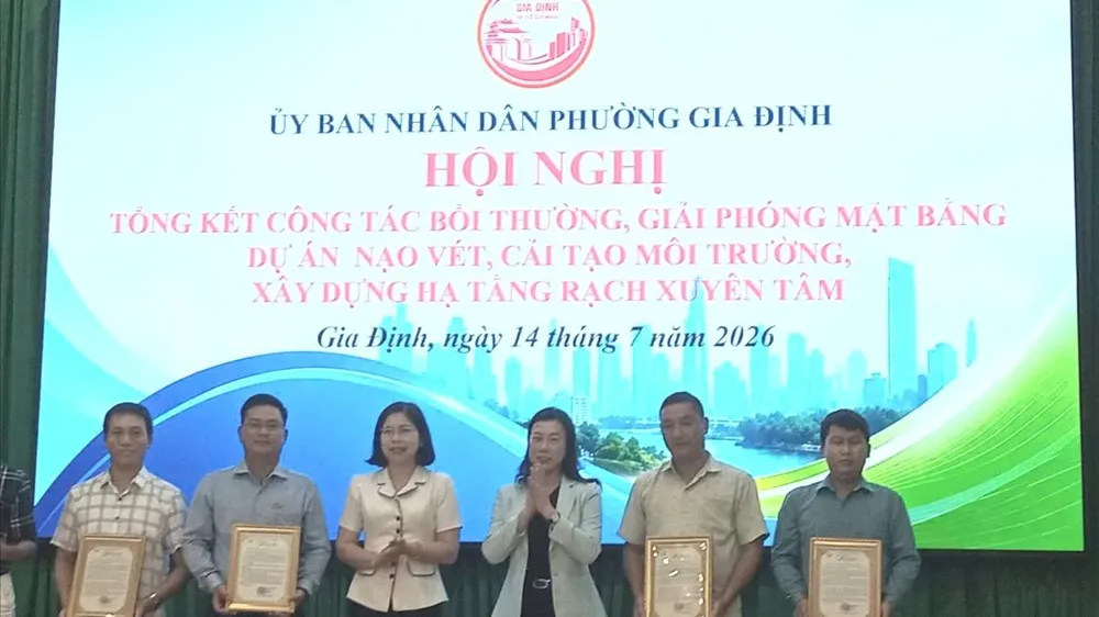 Phường Gia Định: Người dân đồng thuận bàn giao mặt bằng để cải tạo rạch Xuyên Tâm