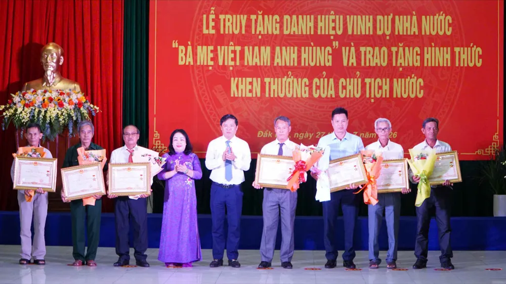 Truy tặng danh hiệu Bà Mẹ Việt Nam Anh hùng tại Đắk Lắk