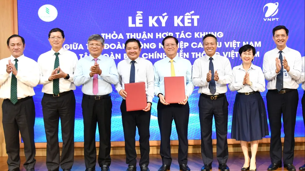 VNPT và VRG hợp tác nghiên cứu phát triển khu công nghiệp công nghệ số