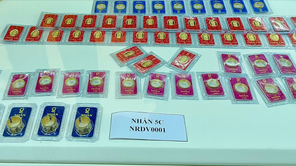 Giá vàng trong nước sáng nay tiếp tục tăng. Ảnh: NHUNG NGUYỄN