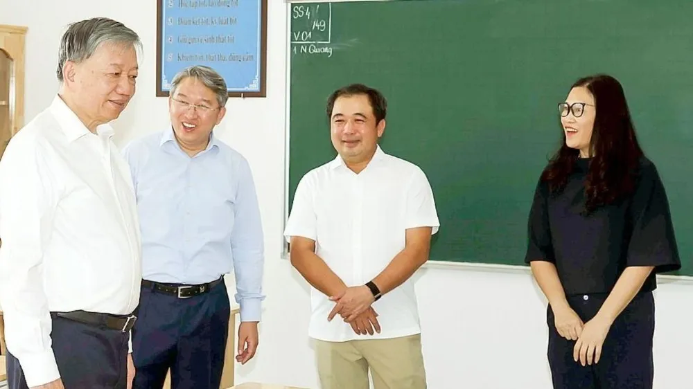 Tổng Bí thư, Chủ tịch nước Tô Lâm kiểm tra thực tế một số dự án tại Hà Nội