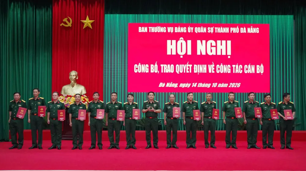 Đà Nẵng: Điều động, bổ nhiệm 77 cán bộ Ban Chỉ huy quân sự cấp xã