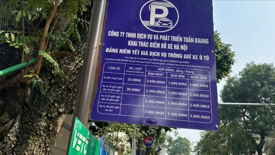 Một điểm trông giữ xe tại Hà Nội. Ảnh: LÊ TƯƠI