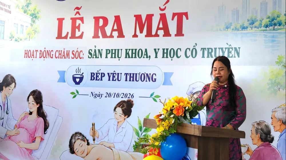 Ra mắt phòng khám sản phụ khoa, chăm sóc sức khỏe thân thiện tại trạm y tế phường