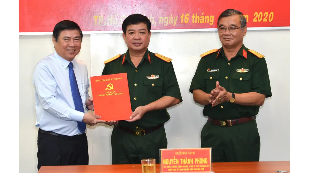 Kiện toàn nhân sự Ban Chấp hành, Ban Thường vụ Đảng ủy Quân sự TPHCM 