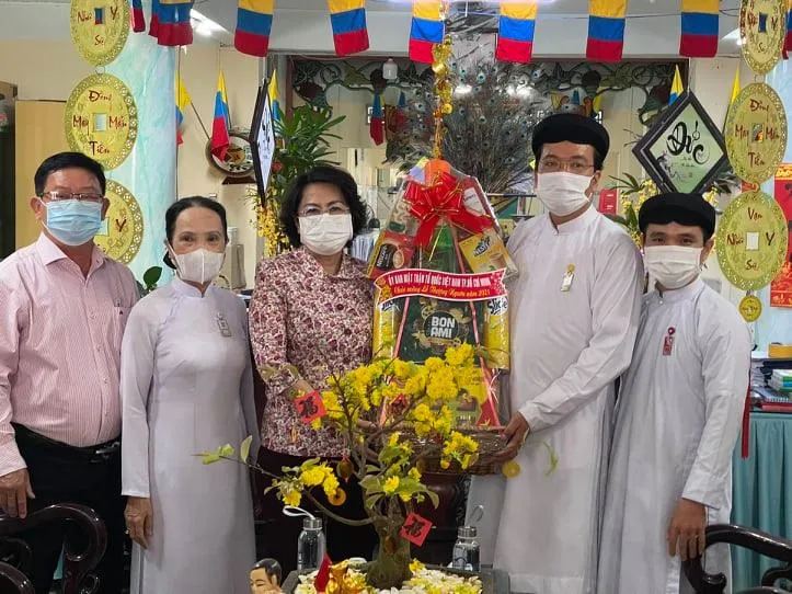 Ủy ban MTTQ Việt Nam TPHCM thăm, chúc mừng Lễ Thượng Ngươn, Tân Sửu 